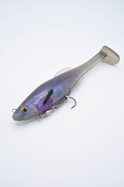 Cutt Throat Shad 6" - Oil Slick