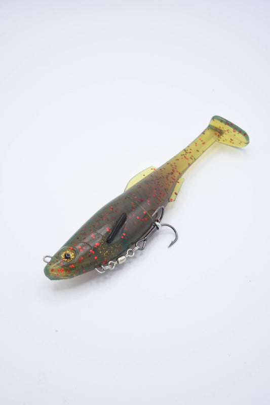 Cutt Throat Shad 6" - Motor Oil