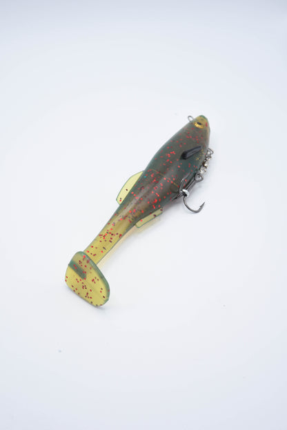 Cutt Throat Shad 6" - Motor Oil